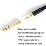 ZS0185 젠하이저 HD598 / HD558 / HD518 / HD595 이어폰 스프링 케이블, 케이블 길이: 1.4m-3m, ZS0185