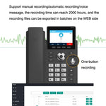 S135 PSTN+SIP 듀얼 모드 녹음 스마트폰 6방향 VOIP 네트워크 전화 IP 전화, S135