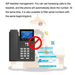 S135 PSTN+SIP 듀얼 모드 녹음 스마트폰 6방향 VOIP 네트워크 전화 IP 전화, S135