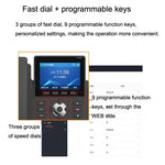 S135 PSTN+SIP 듀얼 모드 녹음 스마트폰 6방향 VOIP 네트워크 전화 IP 전화, S135