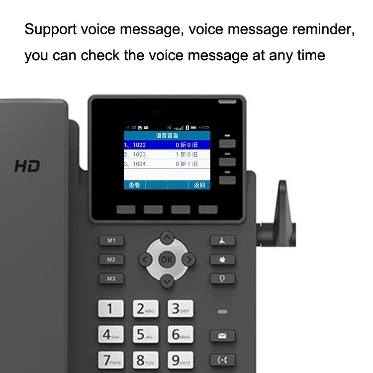 S01 스마트 VOIP 네트워크 전화 4G 풀 네트콤 SIP 오디오 컨퍼런스 비즈니스 사무실 무선 고정 전화, S01