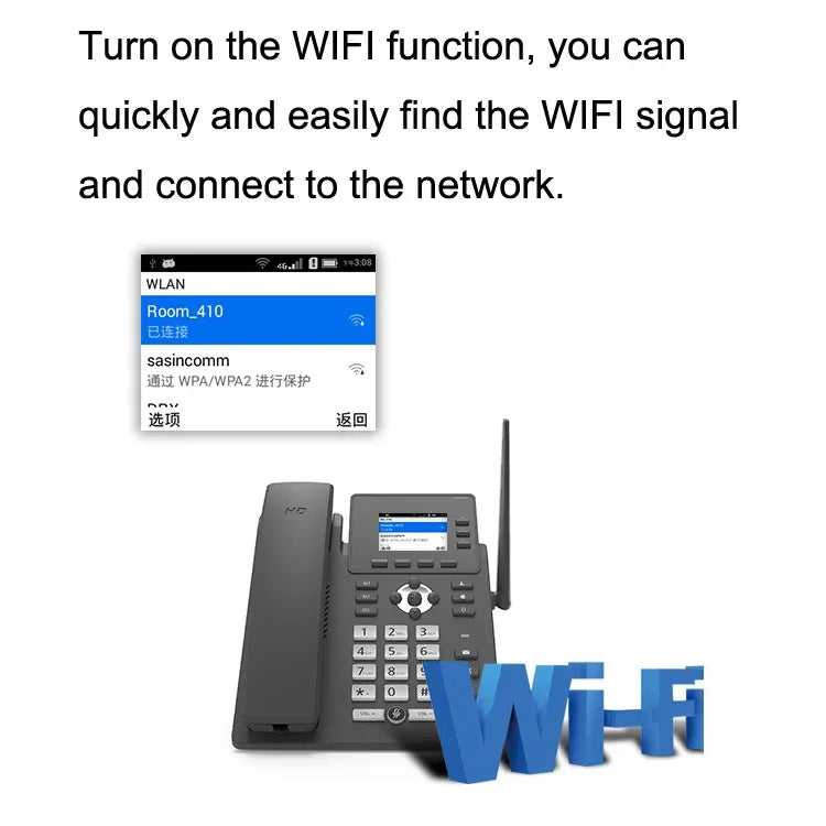 S01 스마트 VOIP 네트워크 전화 4G 풀 네트콤 SIP 오디오 컨퍼런스 비즈니스 사무실 무선 고정 전화, S01