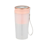 LGZ-1 500ml 50W 4날 전기 휴대용 주서기 충전식 주스 추출기, LGZ-1 (핑크), LGZ-1 (화이트), LGZ-1 (그린)