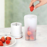 LGZ-1 500ml 50W 4날 전기 휴대용 주서기 충전식 주스 추출기, LGZ-1 (핑크), LGZ-1 (화이트), LGZ-1 (그린)