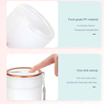 LGZ-1 500ml 50W 4날 전기 휴대용 주서기 충전식 주스 추출기, LGZ-1 (핑크), LGZ-1 (화이트), LGZ-1 (그린)