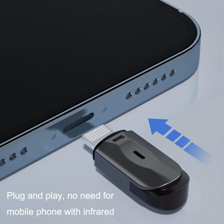 R10 휴대폰 스마트 적외선 송신기 학습형 장거리 리모컨, 인터페이스:, Type-C/USB-C, 8핀, 마이크로 USB