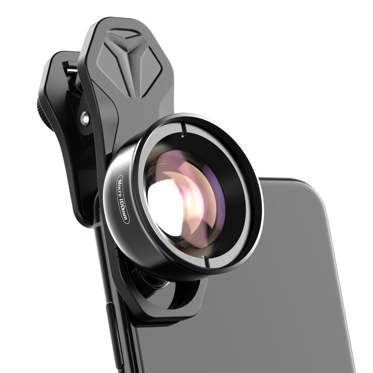APEXEL APL-HB100MM HD 곤충 보석 100 마이크로 외장 휴대폰 렌즈, APL-HB100MM