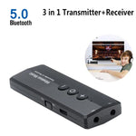 3-in-1 블루투스 5.0 어댑터 TV 컴퓨터 무선 오디오 수신 송신기, ZF-360