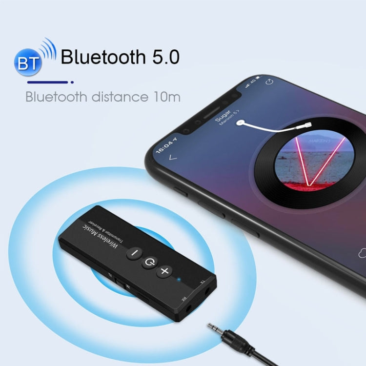 3-in-1 블루투스 5.0 어댑터 TV 컴퓨터 무선 오디오 수신 송신기, ZF-360