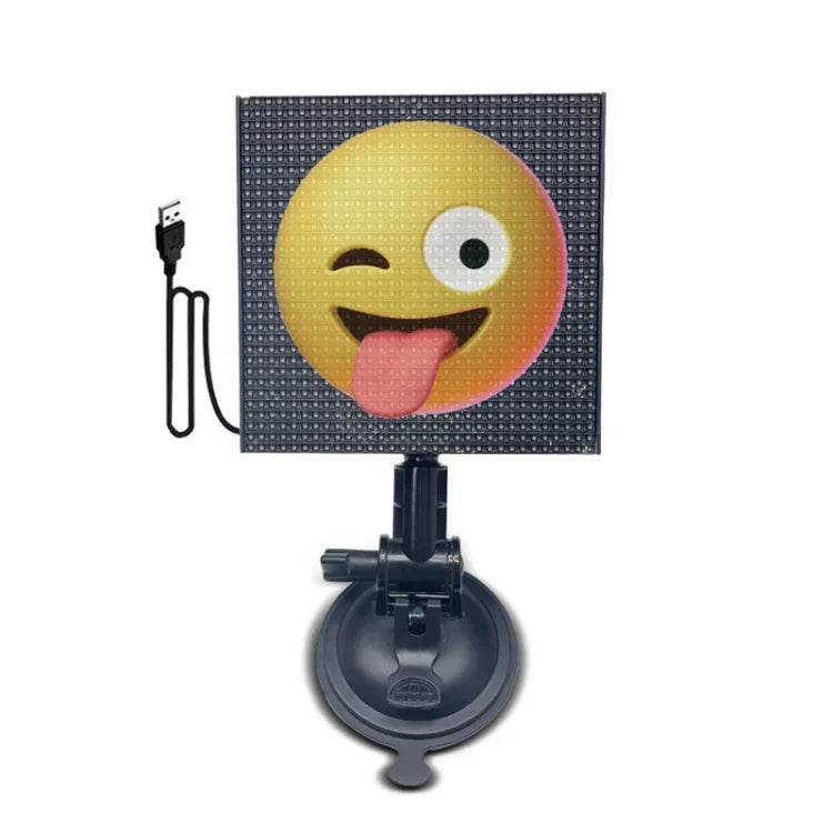 LED 다이나믹 이모티콘 차량용 디스플레이 스크린 5V USB 인터페이스, USB 인터페이스