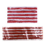 5pcs /Pack Long Car Fast Tire Patch Adhesive Strips Motorcycle Bike Adhesive Strip Tire Repair Tools, 10sets Long