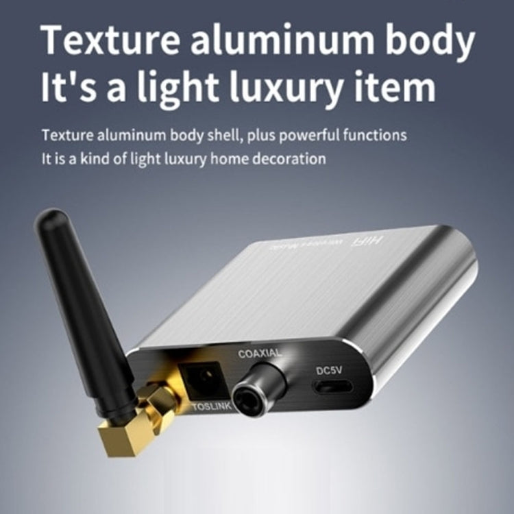 블루투스 5.2 오디오 리시버 3.5MM AUX 동축 광섬유 APTX HD 블루투스 어댑터, D300