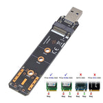 ENCNVME-R33 USB 3.2 Gen 2 10Gbps NVMe M.2 SSD 어댑터 RTL9210 칩셋 M 키 M2 NVMe용, ENCNVME-R33