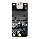M.2 NVME 하드 디스크 박스 전송 카드 RTL9210B 칩 타입-C / USB-C USB3.1 Gen2 10Gbps