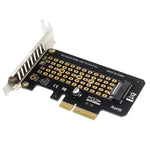5개 NVME 전송 카드 M.2 to PCIE3.0/4.0 풀 스피드 X4 확장 카드, 풀 하이트, 하프 하이트