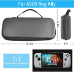 ASUS ROG Ally 게임 콘솔 EVA 가죽 질감 핸드백 클러치 보호 가방, 가방 (블랙), 가방 (화이트)