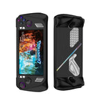 ASUS ROG Ally 게임 콘솔 실리콘 보호 커버 스프레이 오일 케이스, 실리콘 커버 블랙
