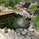 Plug-in Solar Aeration Pump Power Storage Aquarium Oxygen Pump, Solar Aeration Pump
