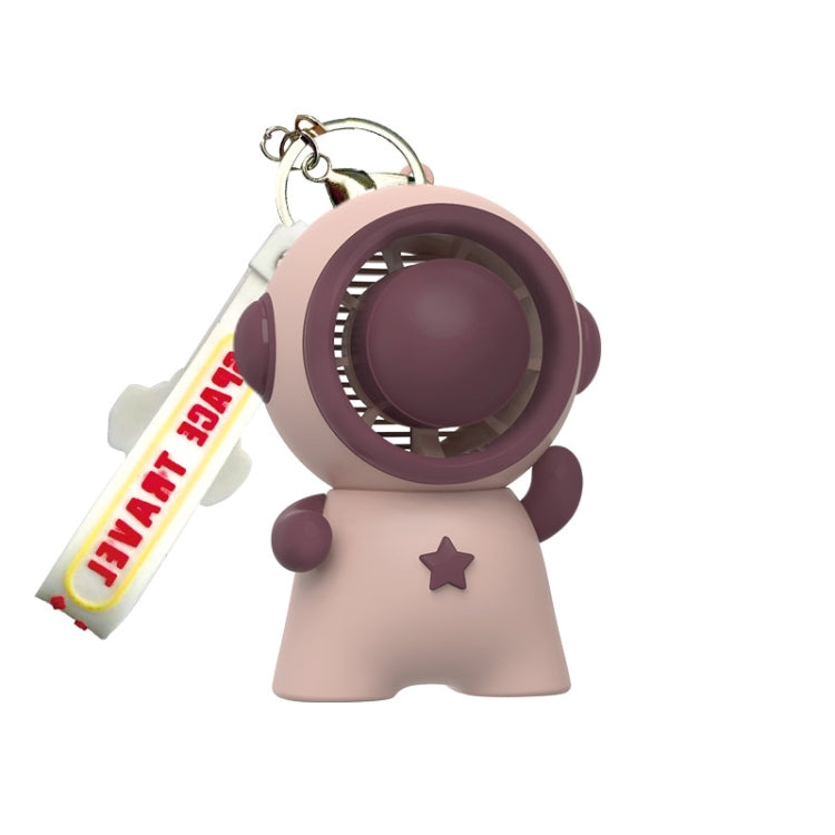 우주인 인형 펜던트 키체인 선풍기