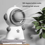 우주인 인형 펜던트 키체인 선풍기