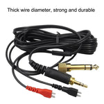젠하이저 HD25 / HD560 / HD540 / HD480 / HD430 / HD250 헤드셋 오디오 케이블, ZS0093 왼쪽 긴쪽 오른쪽 짧은쪽, ZS0093 양쪽 동일