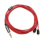 Shure MMCX / SE215 / SE425 / SE535 / SE846 / UE900 / Waston 헤드셋 케이블, ZS0073 레드, ZS0073 블루, ZS0073 블랙