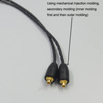 Shure MMCX / SE215 / SE425 / SE535 / SE846 / UE900 / Waston 헤드셋 케이블, ZS0073 레드, ZS0073 블루, ZS0073 블랙