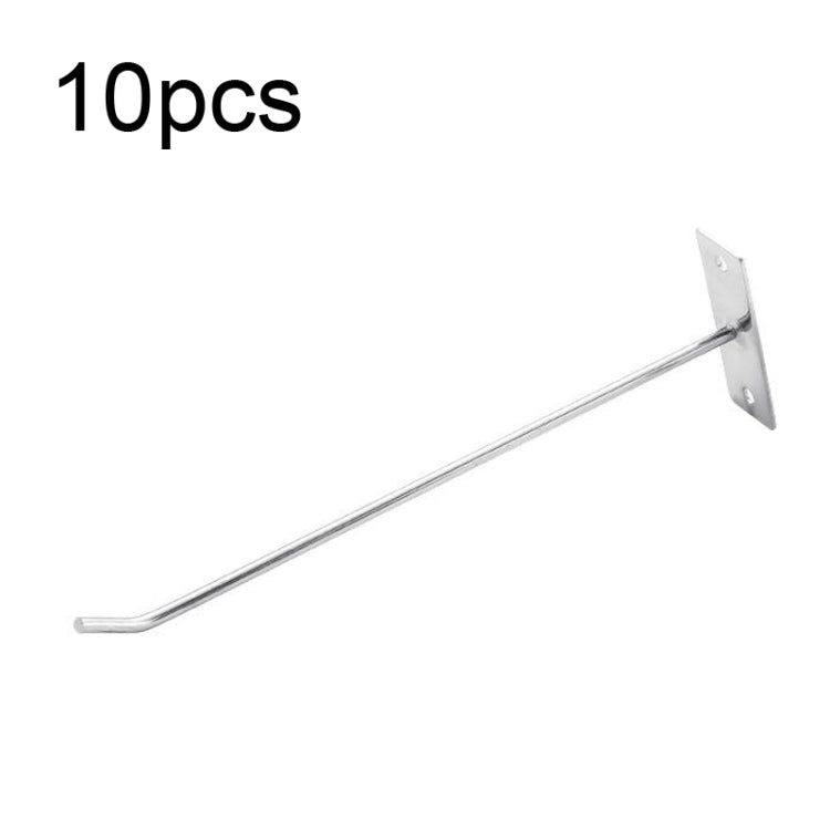 10개입 4mm 두께 못 벽 진열 보석 걸이 단선 와이어 후크, 5cm, 10cm, 15cm, 20cm, 25cm
