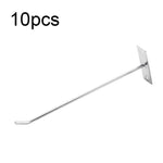10개입 4mm 두께 못 벽 진열 보석 걸이 단선 와이어 후크, 5cm, 10cm, 15cm, 20cm, 25cm