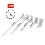 10개입 4mm 두께 못 벽 진열 보석 걸이 단선 와이어 후크, 5cm, 10cm, 15cm, 20cm, 25cm