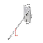 10개입 4mm 두께 못 벽 진열 보석 걸이 단선 와이어 후크, 5cm, 10cm, 15cm, 20cm, 25cm