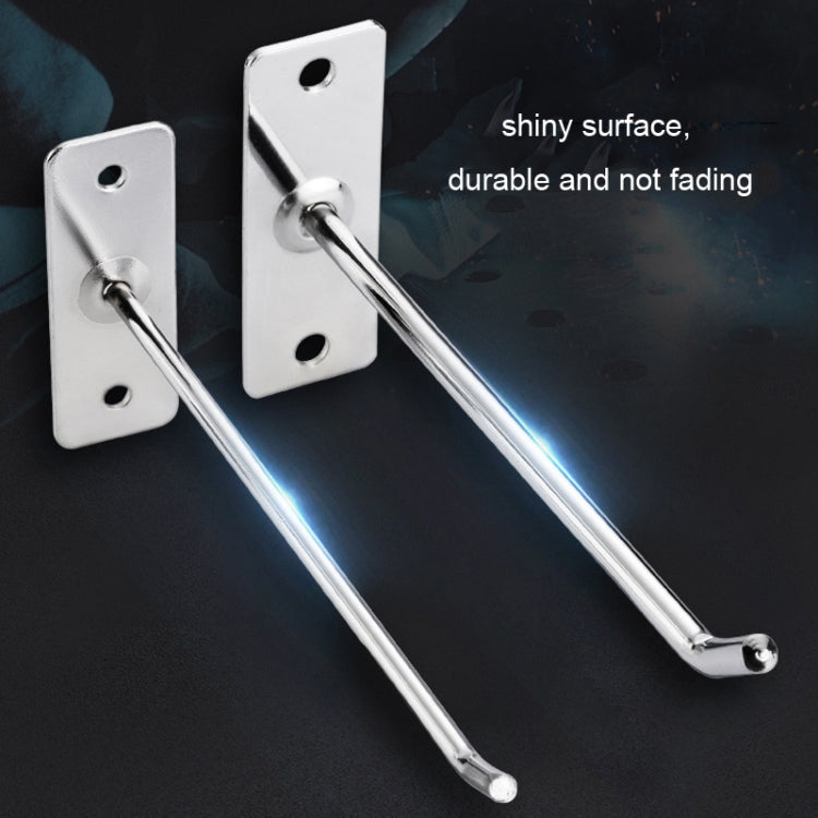 10개입 4mm 두께 못 벽 진열 보석 걸이 단선 와이어 후크, 5cm, 10cm, 15cm, 20cm, 25cm