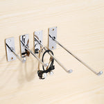 10개입 4mm 두께 못 벽 진열 보석 걸이 단선 와이어 후크, 5cm, 10cm, 15cm, 20cm, 25cm