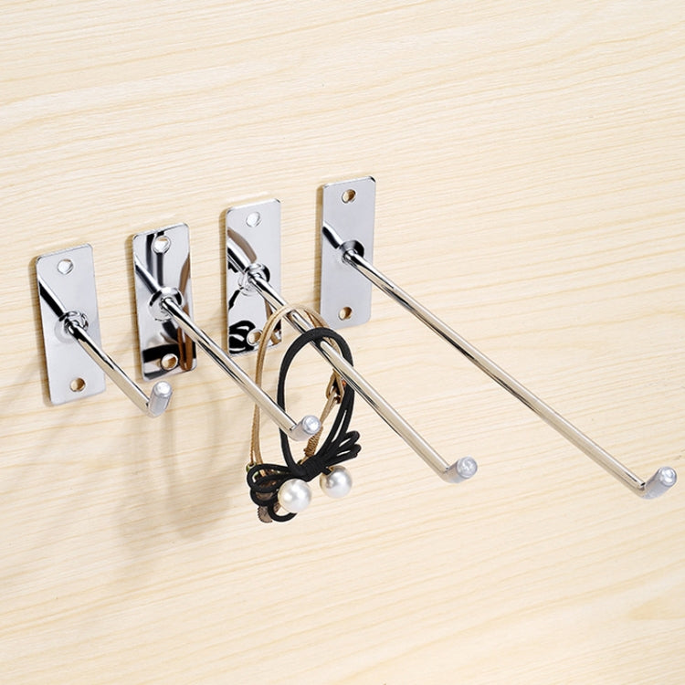 10개입 4mm 두께 못 벽 진열 보석 걸이 단선 와이어 후크, 5cm, 10cm, 15cm, 20cm, 25cm