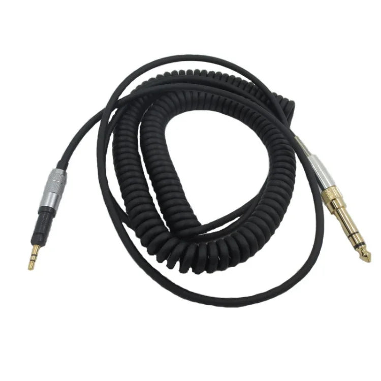 ATH-M50X / M40X / M70X 스프링 헤드셋 오디오 케이블 AUX 2.5mm 헤드, ZS0246
