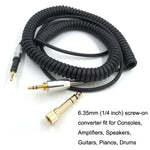 ATH-M50X / M40X / M70X 스프링 헤드셋 오디오 케이블 AUX 2.5mm 헤드, ZS0246