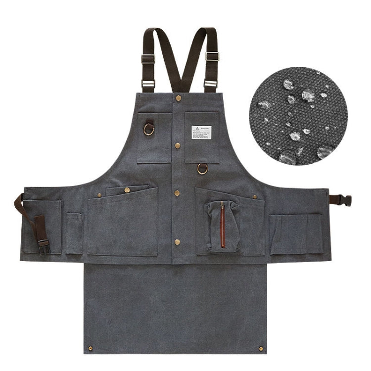 캔버스 전기 장인 다중 포켓 공구 앞치마