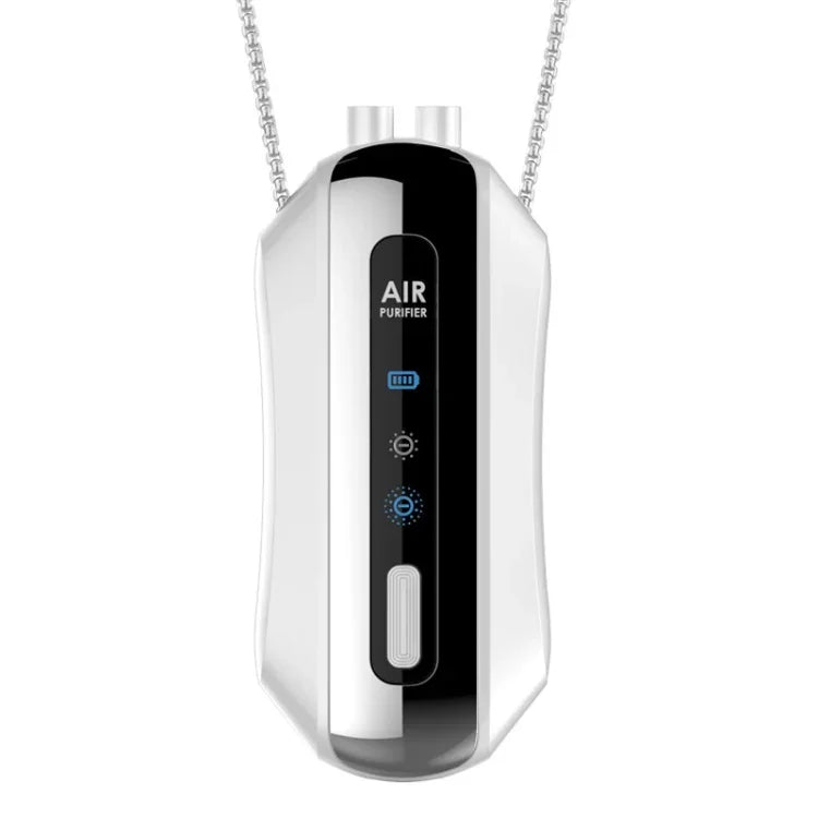 Portable Negative Ion Air Purifier Home Hanging Neck Purifier, Chain Style (White), Chain Style (Black), Rope Style (White), Rope Style (Black)