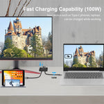 8K30 타입-C / USB-C 양방향 스위치 10Gbps HD 분배기, KC-C201, C201 단일 기기