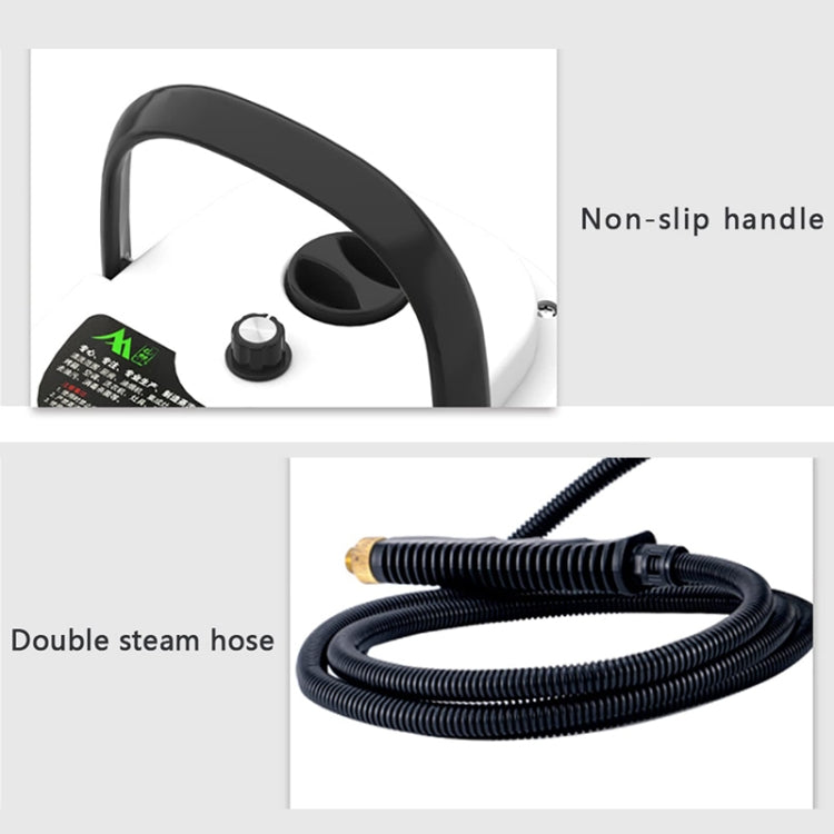 2500W 고온 고압 스팀 청소기 주방 욕실 가구용, 화이트 220V UK 플러그