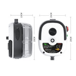 2500W 고온 고압 스팀 청소기 주방 욕실 가구용, 화이트 220V UK 플러그