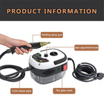 2500W 고온 고압 스팀 청소기 주방 욕실 가구용, 화이트 220V UK 플러그