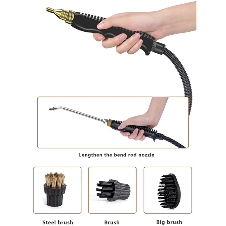 2500W 고온 고압 스팀 청소기 주방 욕실 가구용, 화이트 220V UK 플러그