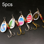 Roadrunner False Bait Sequins Lure Set, Color Random Delivery, 5pcs, 10pcs