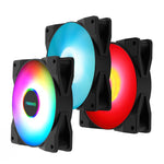 EVESKY 워터 쿨러 CPU 팬 RGB 팬 액체 히트싱크 일체형 라디에이터, 120mm 컬러풀, 120mm RGB, 240mm, 360mm