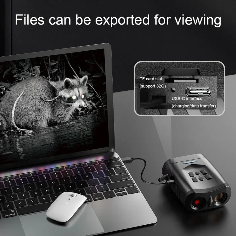 APEXEL 3인치 LCD HD 스크린 사진 비디오 휴대용 쌍안경 디지털 적외선 야간 투시 장치, APL-NV009