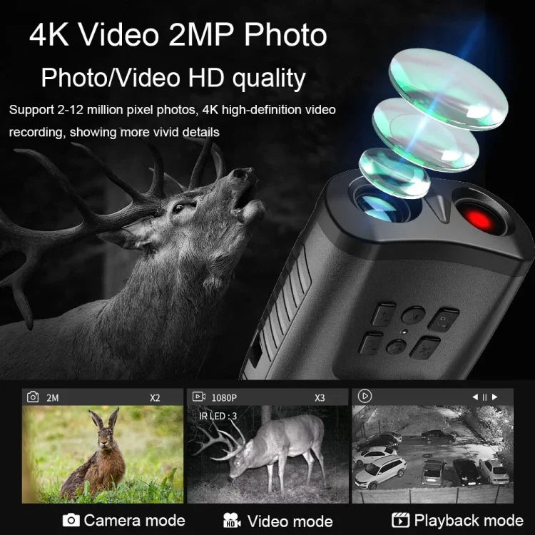 APEXEL 3인치 LCD HD 스크린 사진 비디오 휴대용 쌍안경 디지털 적외선 야간 투시 장치, APL-NV009