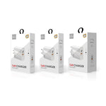 A502 65W USB-C/타입-C+USB 듀얼 포트 GaN 충전기 QC3.0 노트북 범용 충전기, EU 플러그 블랙, EU 플러그 화이트, US 플러그 블랙, US 플러그 화이트, UK 플러그 블랙, UK 플러그 화이트