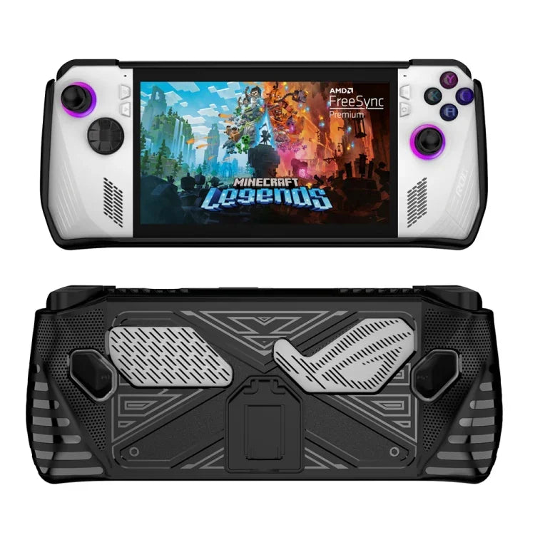 Asus ROG Ally 게임 콘솔 TPU 소프트 커버 홀더 브래킷 포함, TPU 블랙, TPU 화이트