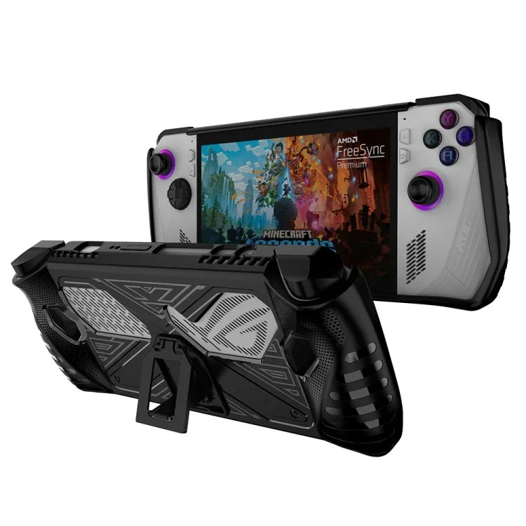 Asus ROG Ally 게임 콘솔 TPU 소프트 커버 홀더 브래킷 포함, TPU 블랙, TPU 화이트
